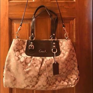 Coach F15510 Ashley Signature Sateen Carryall